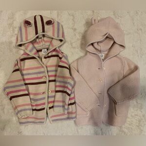 Girls GAP cardigan sweater set
